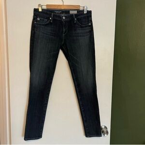 AG contour 360 dark wash the legging ankle super skinny ankle size 28